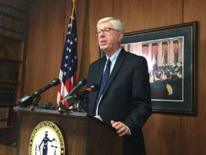 IA AG TOM MILLER AWAITS VERDICTS ON GENERIC DRUGS, HIS OWN AUTONOMY