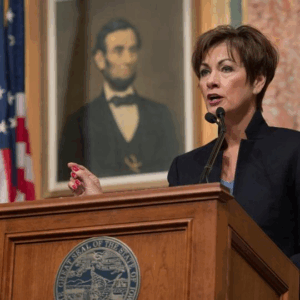 IOWA GOV KIM REYNOLDS DELIVERS CONDITION OF THE STATE ADDRESS