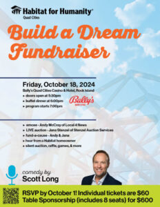 BUILDING DREAMS AND RAISING FUNDS W HABITAT FOR HUMANITY