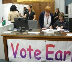 RICO REPLACES VOTING MACHINE AFTER LONE COMPLAINT