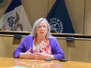 DAVENPORT TO DECIDE WHETHER ALD MARION MEGINNIS SHOULD RECUSE FOR VOTE ON $19M HOTEL