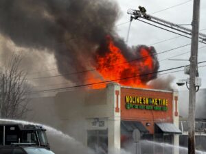 MOLINE STRIP MALL DESTROYED BY FIRE