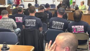 Firefighters remain in Clinton budget plan