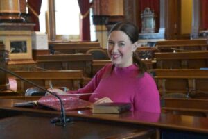 Sen Catelin Drey shares update on Stage One uterine cancer diagnosis