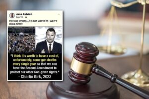 Judge rules in favor of Iowa teacher fired for Charlie Kirk comments