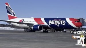 Members of Iowa Nat’l Guard return home on Patriots team planes