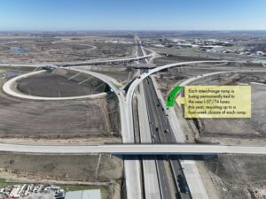 Three I-57/I-74 interchange ramps to close for next few weeks