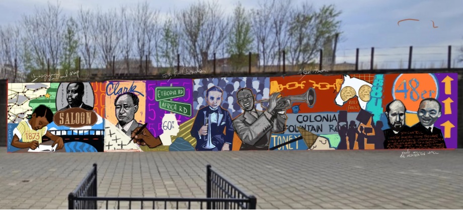 NATIONALLY-RENOWNED ARTIST TAPPED NEW PUBLIC MURAL NEXT NEAR MLK PARK