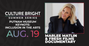 Oscar winner Marlee Matlin to present “I AM disABLEd” in Davenport 08/19