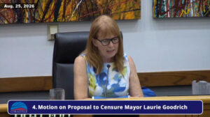 Coralville City Council censures Mayor Laurie Goodrich after residents call for her resignation