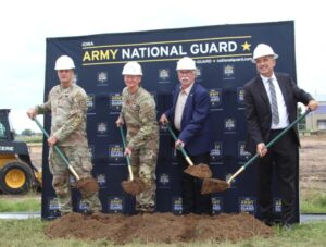 Guard breaks ground on new vehicle maintenance shop in Waterloo