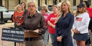 Cindy Bailey, GOP candidate’s wife, pushes back on claims in Pritzker ads