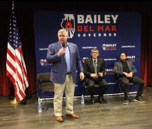 DARREN BAILEY TAKES HIS GUBERNATORIAL CAMPAIGN TO BLACK HAWK COLLEGE