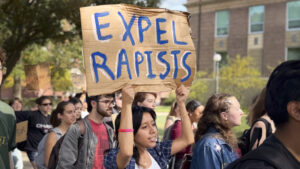 UIUC students rally for survivors, call for stronger sexual violence policy